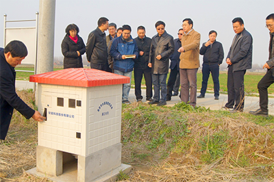 省、市水利部门领导调研指导钛能科技农村灌溉用水监测项目